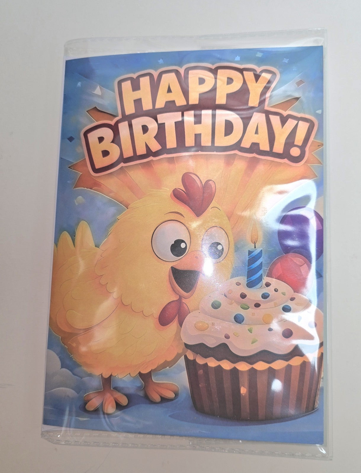 Musical Birthday Card Funny Novelty Humour ,Music and  Blow Out Pop Up Candle