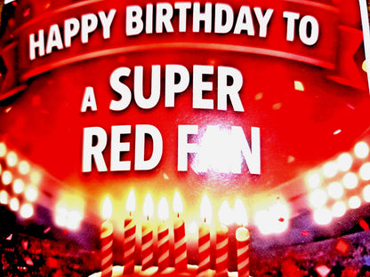 Musical Birthday Card Football Fan  Replaceable  Battery as per 2027 EU Regs