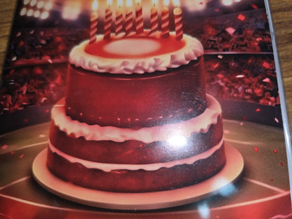 Musical Birthday Card Football Fan  Replaceable  Battery as per 2027 EU Regs
